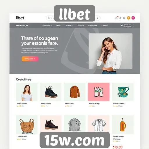 interface do site llbet é amigável e intuitiva